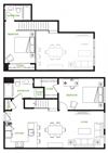 2 Bed 2 Bath Loft